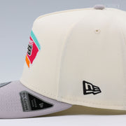 SAN ANTONIO SPURS COWBOY BOOTS OFF WHITE 9FIFTY A-FRAME NEW ERA SNAPBACK HAT