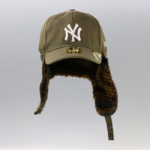 NEW YORK YANKEES X THREE LOOMS JAPAN X NEW ERA CAMO SHERPA DOG EAR NEW ERA CAP
