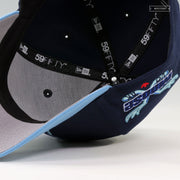 MANITOBA MOOSE RETRO CROSS MOOSE HORN HOCKEY STICKS UNC COLORWAY NEW ERA CAP