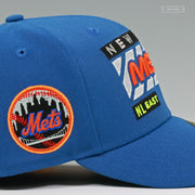 NEW YORK METS NL EAST DIVISION CAUTIONARY TALE VINTAGE LOOK NEW ERA FITTED CAP