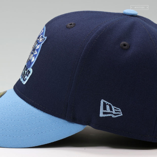 MANITOBA MOOSE RETRO CROSS MOOSE HORN HOCKEY STICKS UNC COLORWAY NEW ERA CAP