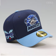 MANITOBA MOOSE RETRO CROSS MOOSE HORN HOCKEY STICKS UNC COLORWAY NEW ERA CAP