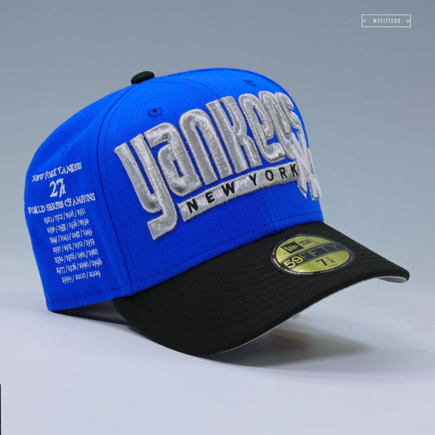 NEW YORK YANKEES 27X WORLD SERIES CHAMPIONS JEOPARDY! INSPIRED NEW ERA FITTED CAP