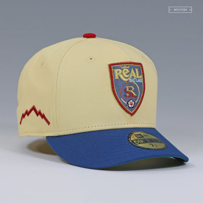 REAL SALT LAKE FOOTBALL CLUB EST. 2005 AIR JORDAN 1 LOW TRAVIS SCOTT CANARY NEW ERA HAT