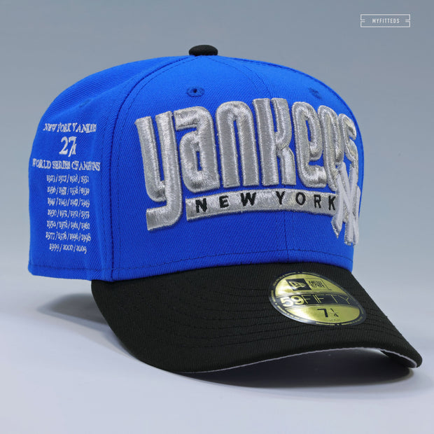 NEW YORK YANKEES 27X WORLD SERIES CHAMPIONS JEOPARDY! INSPIRED NEW ERA FITTED CAP
