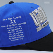 NEW YORK YANKEES 27X WORLD SERIES CHAMPIONS JEOPARDY! INSPIRED NEW ERA FITTED CAP
