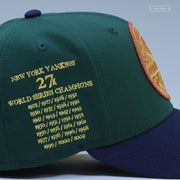 NEW YORK YANKEES 1943 WORLD SERIES 27X WORLD SERIES CHAMPIONS CASINO NEW ERA FITTED CAP