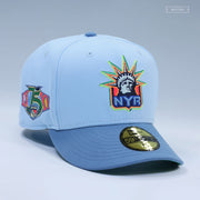 NEW YORK RANGERS 75TH ANNIVERSARY AURORA BOREALIS OF 2024 NEW ERA FITTED CAP