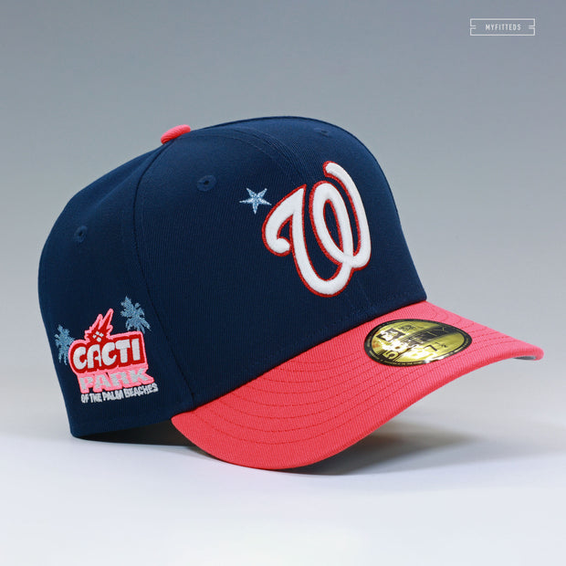 WASHINGTON NATIONALS CACTI PARK OF THE PALM BEACHES GITD NEW ERA FITTED CAP