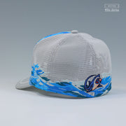 CLEARWATER THRESHERS JAWS UNIVERSAL STUDIOS TRUCKER MESH ELITE SERIES A-FRAME NEW ERA FITTED CAP
