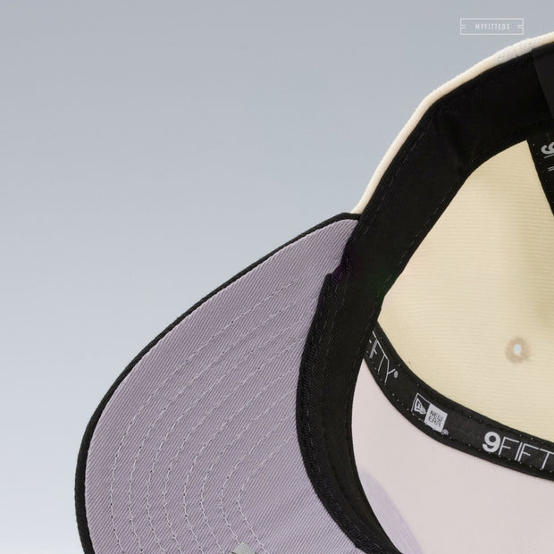 VANCOUVER GRIZZLIES GROWLING GRIZZLY OFF WHITE 9FIFTY A-FRAME NEW ERA SNAPBACK