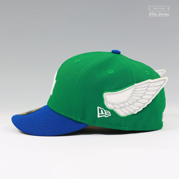 LOS ANGELES DODGERS LUIGI INSPIRED ELITE SERIES WING CAP NEW ERA FITTED CAP