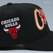 CHICAGO BULLS GRAFFITI JET BLACK NEW ERA 59FIFTY FITTED CAP