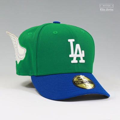 LOS ANGELES DODGERS LUIGI INSPIRED ELITE SERIES WING CAP NEW ERA FITTED CAP