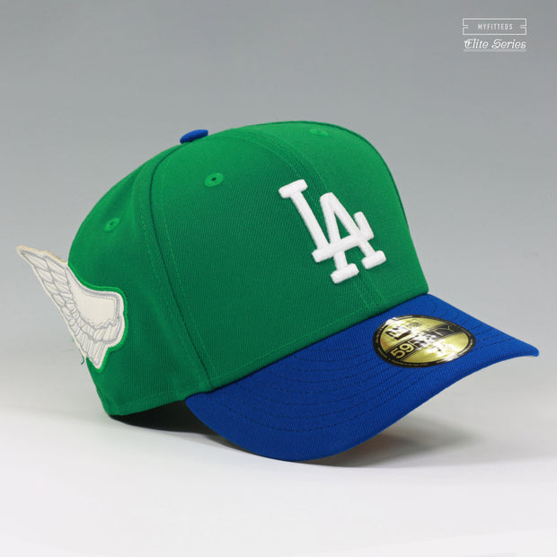 LOS ANGELES DODGERS LUIGI INSPIRED ELITE SERIES WING CAP NEW ERA FITTED CAP