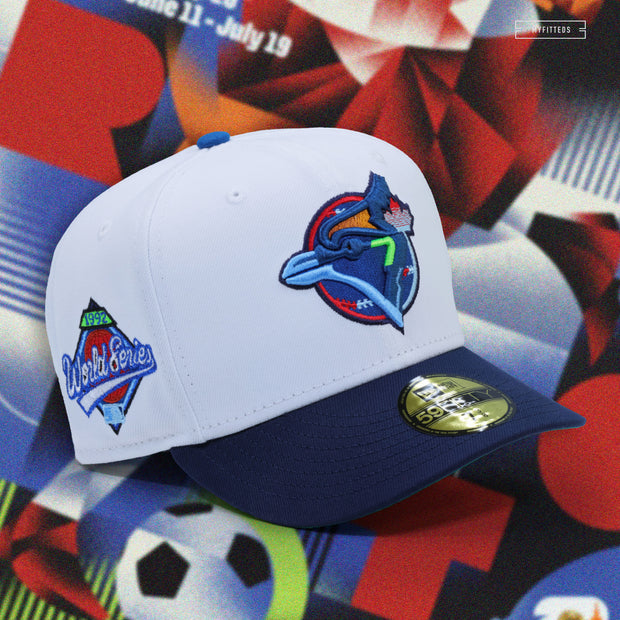 TORONTO BLUE JAYS 1992 WORLD SERIES 2026 FIFA™ WORLD CUP™ POSTER INSPIRED NEW ERA FITETD CAP