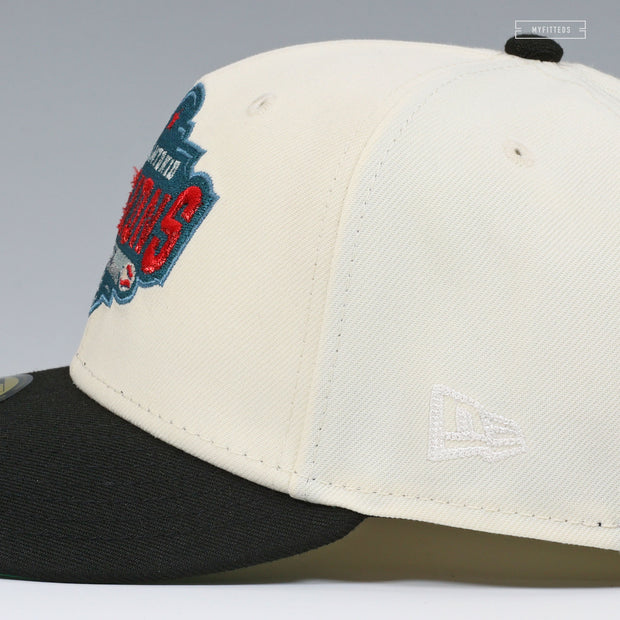 SAN ANTONIO MISSIONS SINCE 1888 BATTLE FLAG OFF WHITE NEW ERA FITTED HAT