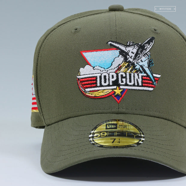 TOP GUN™ PARAMOUNT PICTURES ARMY OLIVE NEW ERA FITTED CAP
