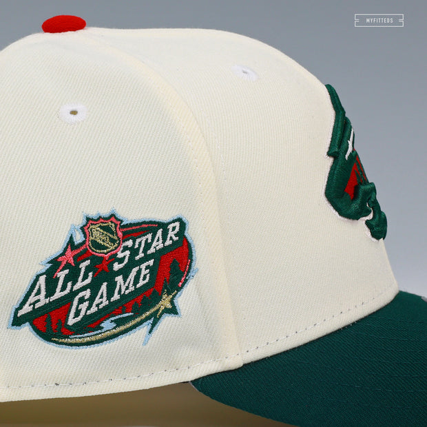 MINNESOTA WILD 2004 NHL ALL-STAR GAME OFF WHITE NEW ERA FITTED CAP