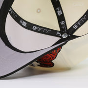 TORONTO RAPTORS RAVAGING RAPTOR NBA HWC 9FIFTY A-FRAME OFF WHITE NEW ERA SNAPBACK