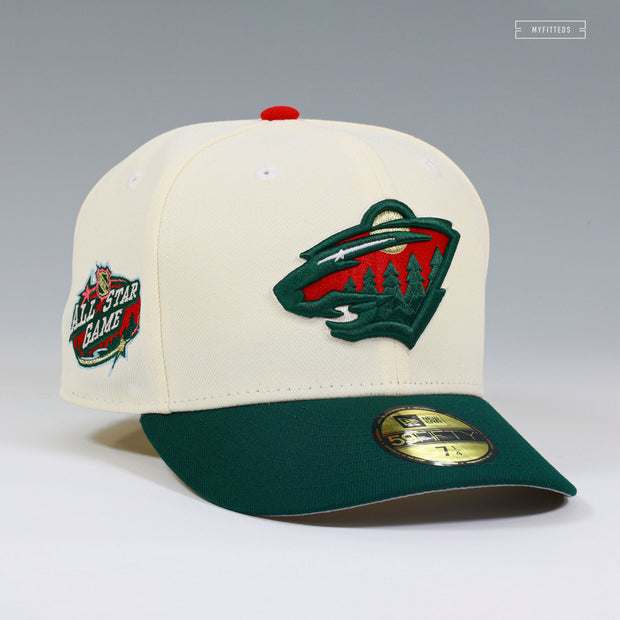 MINNESOTA WILD 2004 NHL ALL-STAR GAME OFF WHITE NEW ERA FITTED CAP