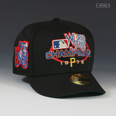 PITTSBURGH PIRATES 1979 WORLD SERIES CHAMPIONS JET BLACK NEW ERA FITTED CAP