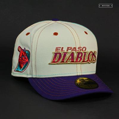 EL PASO DIABLOS X ARIZONA DIAMONDBACKS JERSEY WORDMARK NEW ERA FITTED CAP