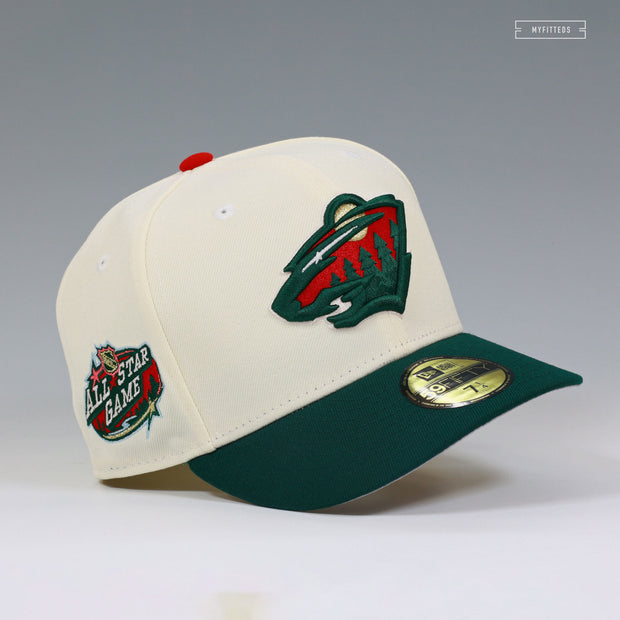 MINNESOTA WILD 2004 NHL ALL-STAR GAME OFF WHITE NEW ERA FITTED CAP