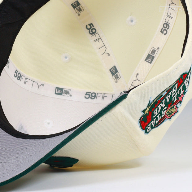 MINNESOTA WILD 2004 NHL ALL-STAR GAME OFF WHITE NEW ERA FITTED CAP