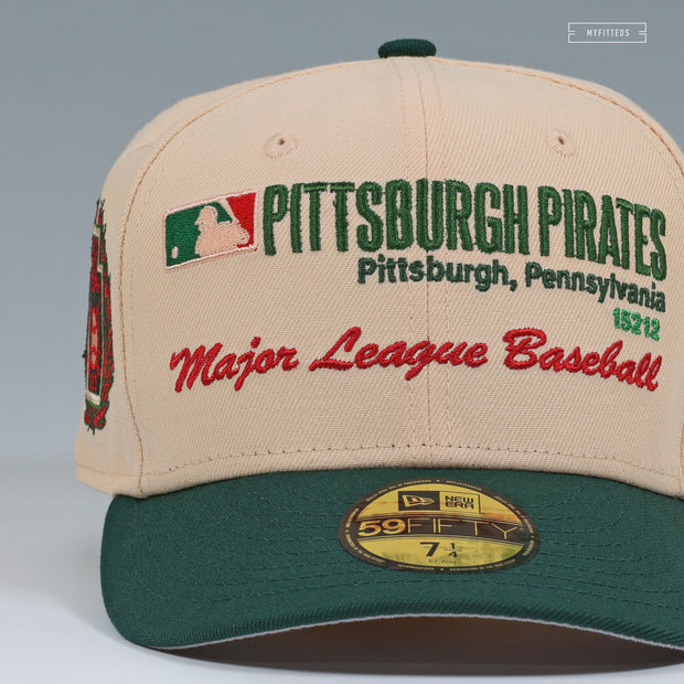 PITTSBURGH PIRATES 1925 WORLD SERIES LAUREL CACTUS PLANT FLEA MARKET INSPIRED NEW ERA HAT