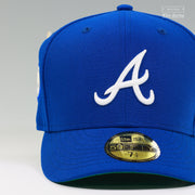 ATLANTA BRAVES CAPTAIN AMERICA INSPIRED ELITE SERIES WINGCAP NEW ERA FITTED CAP