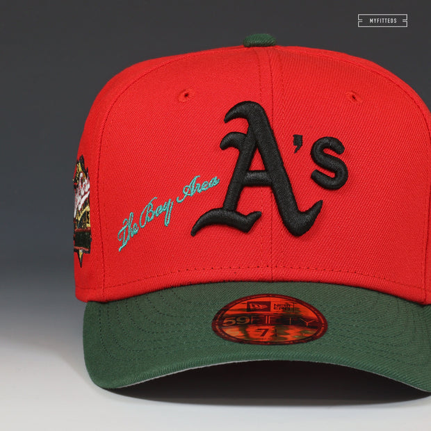 OAKLAND ATHLETICS 1989 WS BATTLE OF THE BAY THE BAY AREA BY BRUCE NEW ERA FITTED CAP