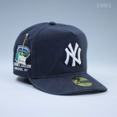 NEW YORK YANKEES TEAM FLAG PIN SIDE PENDANT 59FIFTY A-FRAME NEW ERA FITTED CAP