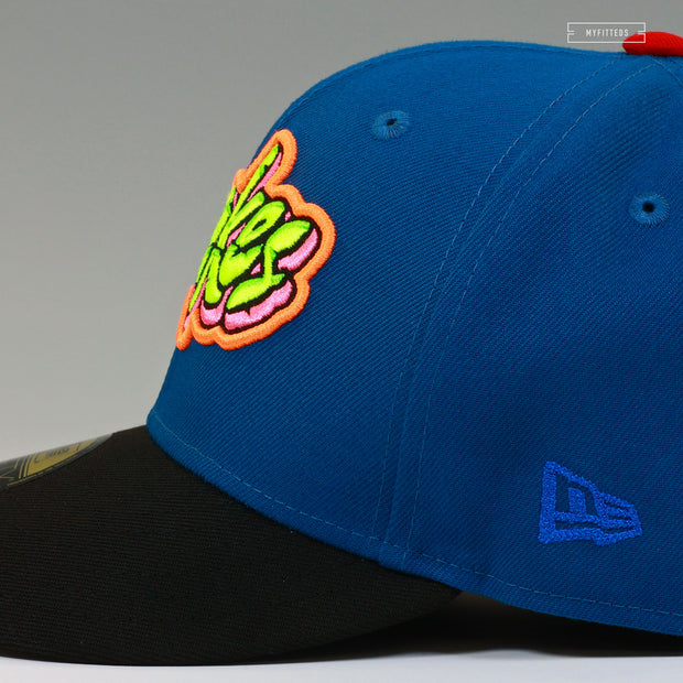 RANCHO CUCAMONGA QUAKES 2018 ALL-STAR GAME NEON EMBROIDERY NEW ERA FITTED CAP