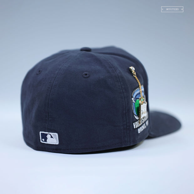 NEW YORK YANKEES TEAM FLAG PIN SIDE PENDANT 59FIFTY A-FRAME NEW ERA FITTED CAP
