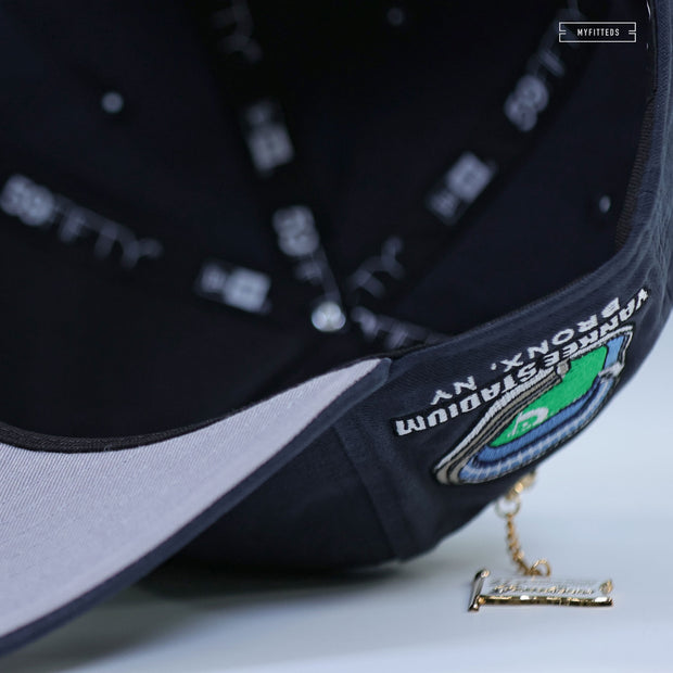 NEW YORK YANKEES TEAM FLAG PIN SIDE PENDANT 59FIFTY A-FRAME NEW ERA FITTED CAP