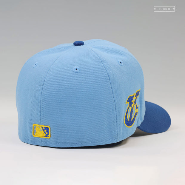AMARILLO SOD POODLES YELLOW CITY PIGWEEDS ALTERNATE IDENTITY NEW ERA FITTED CAP