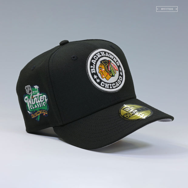 CHICAGO BLACKHAWKS 2019 NHL WINTER CLASSIC NOTRE DAME STADIUM NEW ERA FITTED CAP