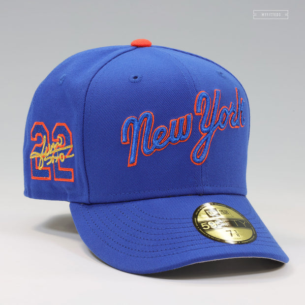 NEW YORK METS 2025 JUAN SOTO #22 40 HR 30 SB MILESTONE ALTERNATE JERSEY INSPIRED NEW ERA CAP