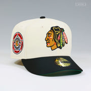 CHICAGO BLACKHAWKS 1991 NHL ALL-STAR GAME OFF WHITE NEW ERA FITTED CAP