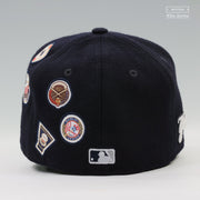 NEW YORK YANKEES WORLD SERIES AND MILESTONES VARSITY JACKET ELITE SERIES NEW ERA CAP