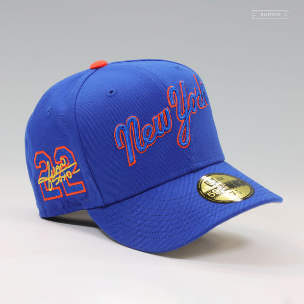 NEW YORK METS 2025 JUAN SOTO #22 40 HR 30 SB MILESTONE ALTERNATE JERSEY INSPIRED NEW ERA CAP