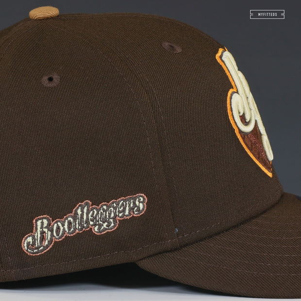 BOWLING GREEN HOT RODS X BOOTLEGGERS A&W ROOT BEER INSPIRED THEME NIGHT NEW ERA FITTED CAP