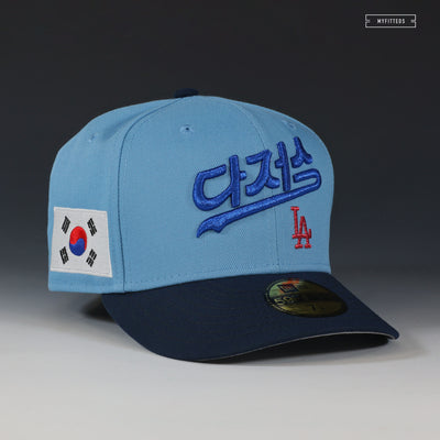 LOS ANGELES DODGERS KOREAN HERITAGE LA 다저스 TEAM KOREA NEW ERA FITTED CAP