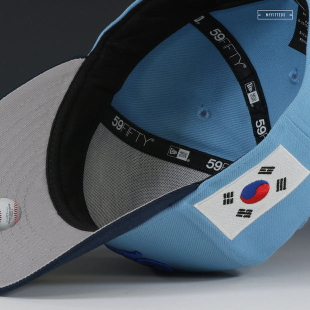 LOS ANGELES DODGERS KOREAN HERITAGE LA 다저스 TEAM KOREA NEW ERA FITTED CAP