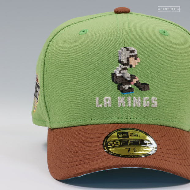 LOS ANGELES KINGS MINECRAFT BY MOJANG INSPIRED NEW ERA FITTED CAP