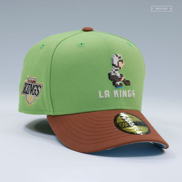 LOS ANGELES KINGS MINECRAFT BY MOJANG INSPIRED NEW ERA FITTED CAP