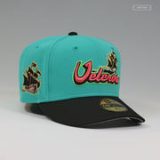 COLUMBUS CLIPPERS X VELEROS DE COLUMBUS SOUTH BEACH PRE HEAT NEW ERA FITTED CAP