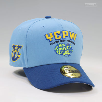 AMARILLO SOD POODLES YELLOW CITY PIGWEEDS ALTERNATE IDENTITY NEW ERA FITTED CAP