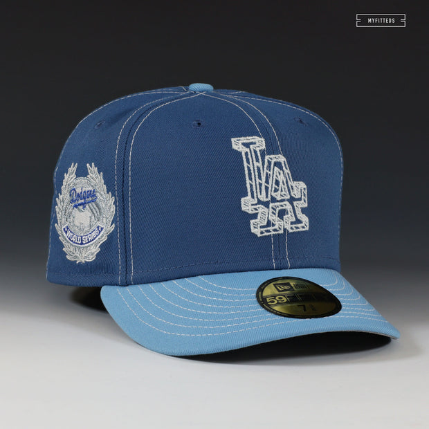 LOS ANGELES DODGERS 1963 WORLD SERIES THE LAUREL BLUEPRINT NEW ERA FITTED CAP